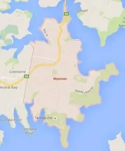 Mosman-map